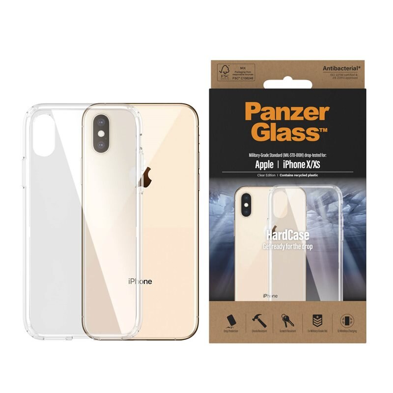 PanzerGlass iPhone X/XS Hardcase Transparent - Mobilskal