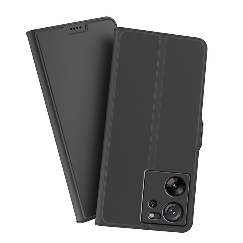 tectTech Slim Card Wallet Xiaomi 13T Pro svart - Mobilfodral med korthållare och inbyggt stöd