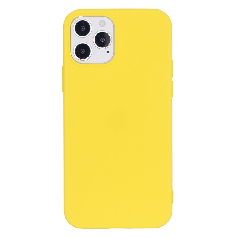 TPU Skal iPhone 12/iPhone 12 Pro Gul - Mobilskal av hög kvalitet