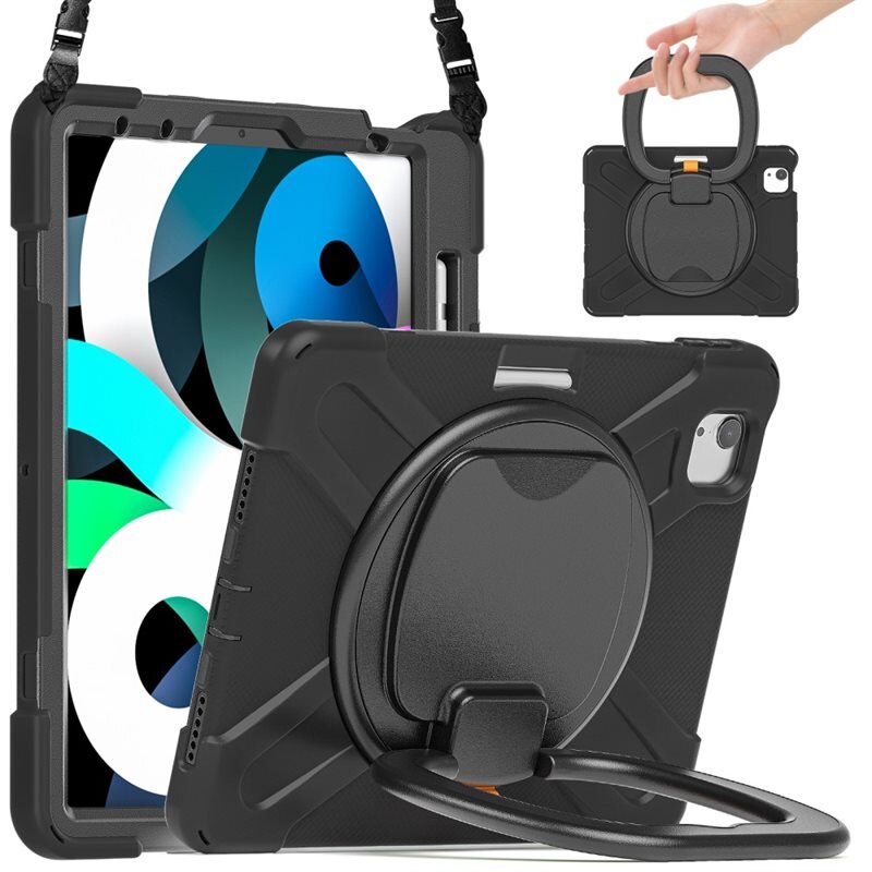 Kickstand Hybridskal med axelrem iPad Pro 11 2nd Gen (2020) svart
