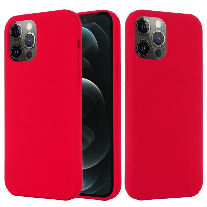 tectTech Silikon Magnetic Skal iPhone 13 Red - Mobilskal med MagSafe