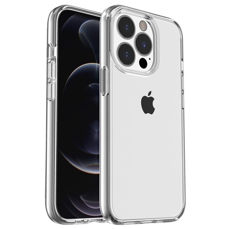 tectTech TPU Skal iPhone 14 Pro Genomskinlig - Prisvärt mobilskal av hög kvalitet
