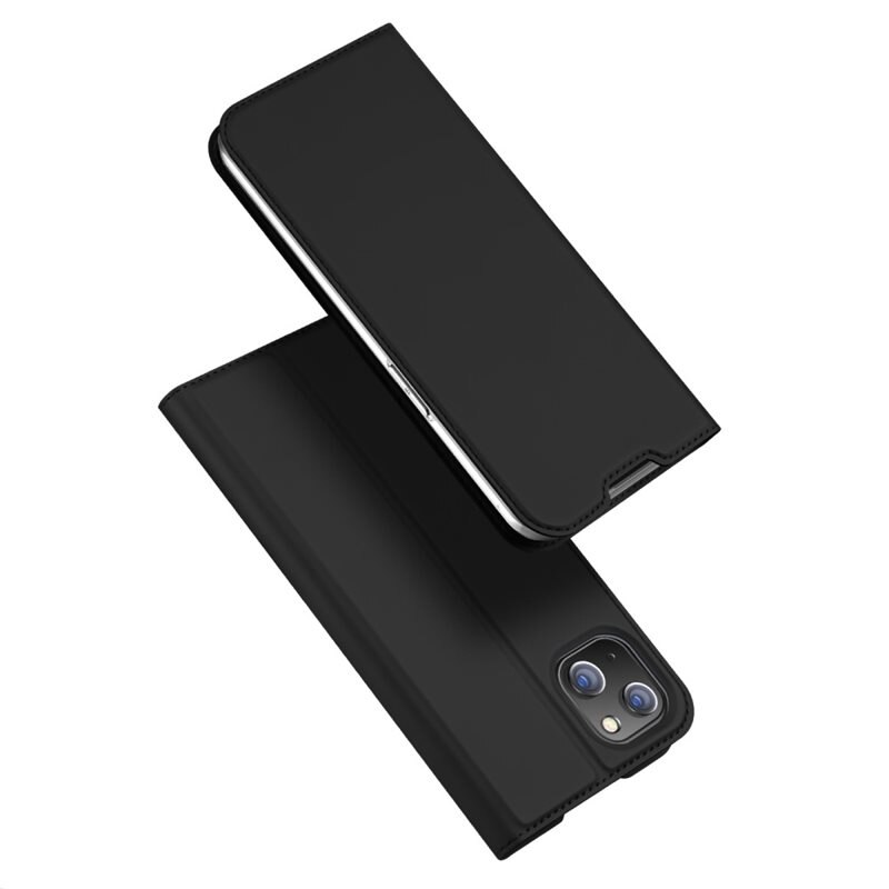 Dux Ducis Skin Pro Series Fodral iPhone 14 Plus - Svart - Tunt mobilfodral med korthållare