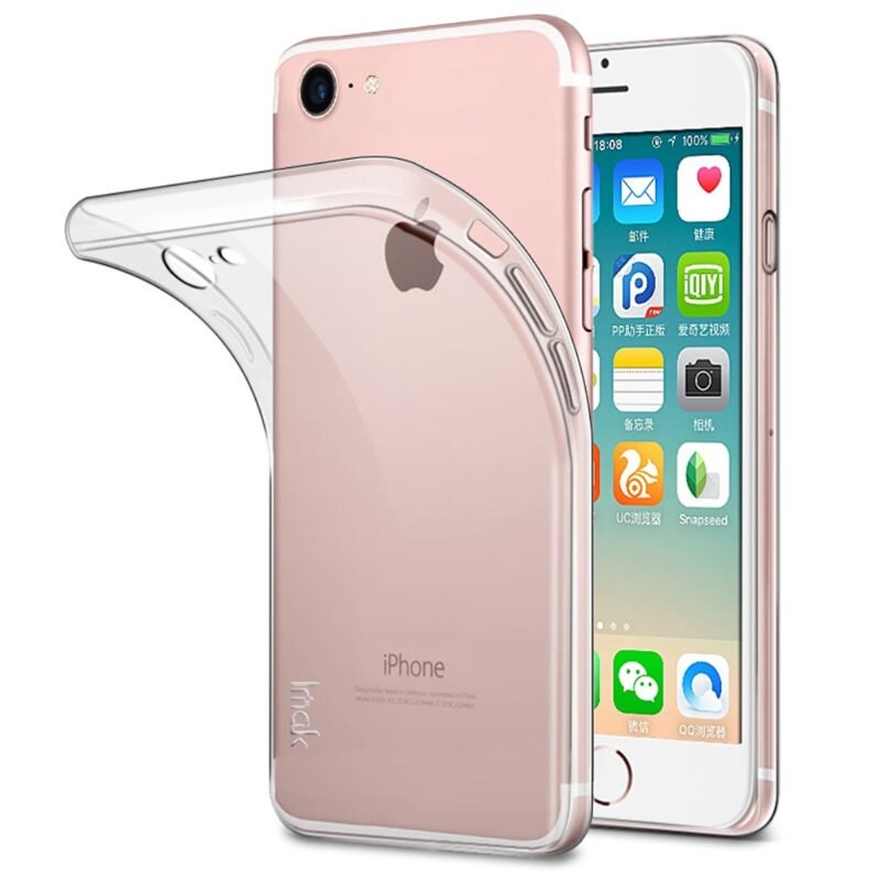 Imak TPU Skal iPhone SE 2022 Genomskinlig - Snyggt mobilskal - Skyddar din mobil från skador och slitage