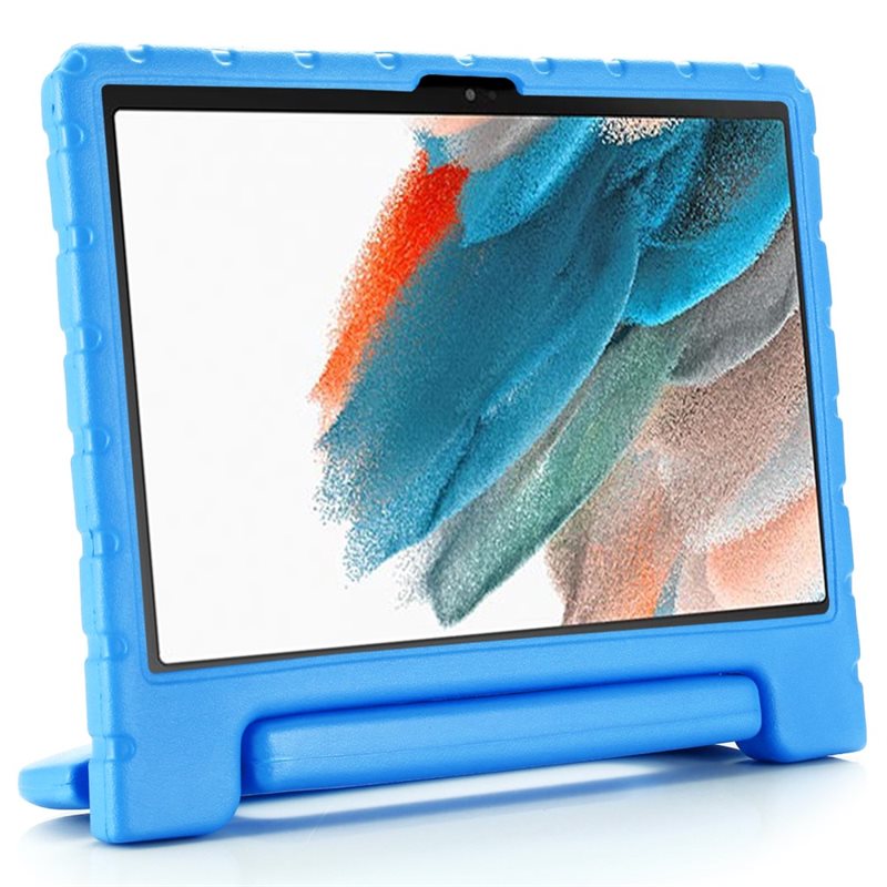 Stöttåligt EVA Skal Samsung Galaxy Tab A8 Blå - Perfekt för barn - Skyddande fodral
