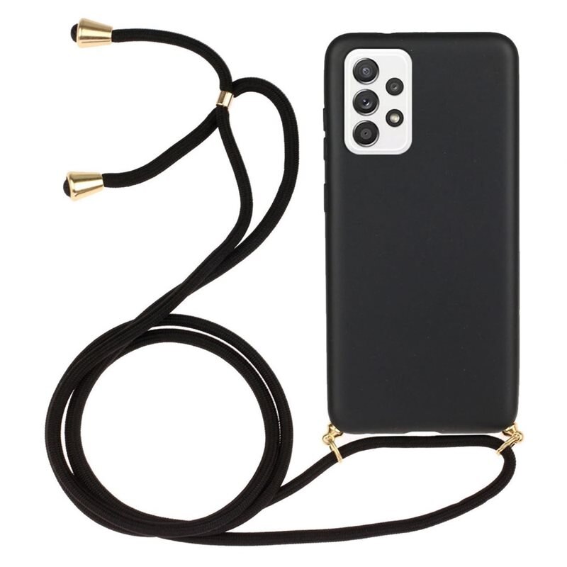 Skal Halsband Samsung Galaxy A53 Svart - Mobilskal med praktisk bärrem