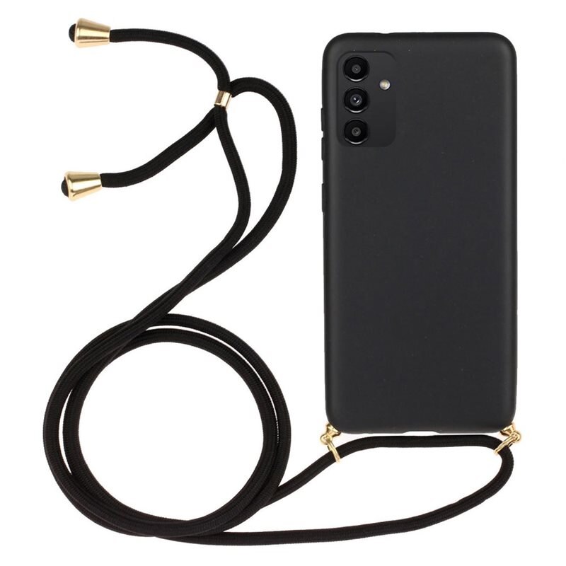 Skal Halsband Samsung Galaxy A13 Svart - Mobilskal med praktisk bärrem
