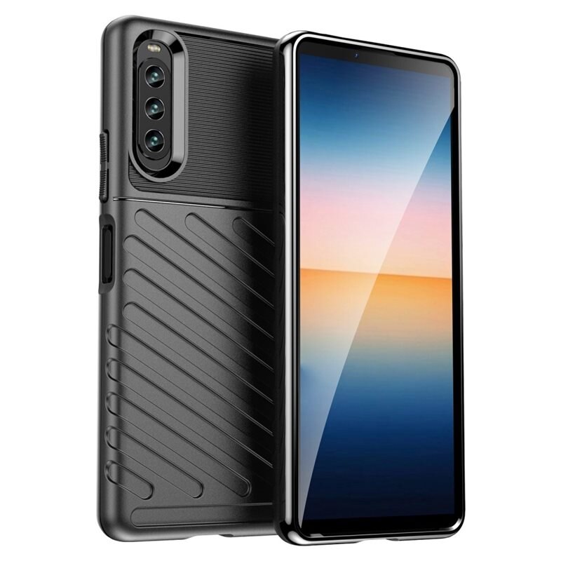 Thunder TPU Skal Sony Xperia 10 IV Svart - Mobilskal