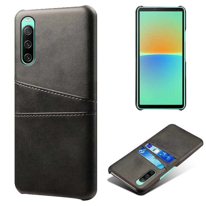 tectTech Card Slots Skal Sony Xperia 10 IV Svart - Mobilskal med korthållare