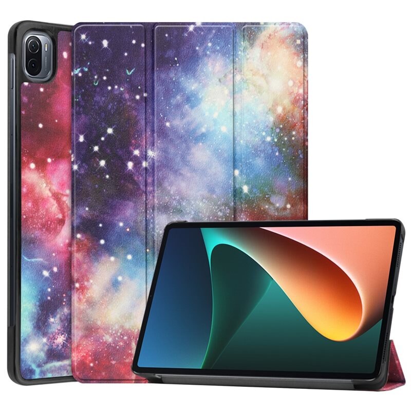 Fodral Tri-fold Xiaomi Pad 5 Rymd - Skyddande fodral med stödfunktion