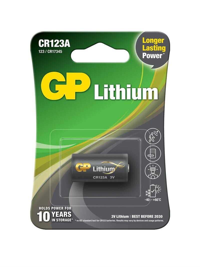 GP Batteries Lithiumbatteri CR123A