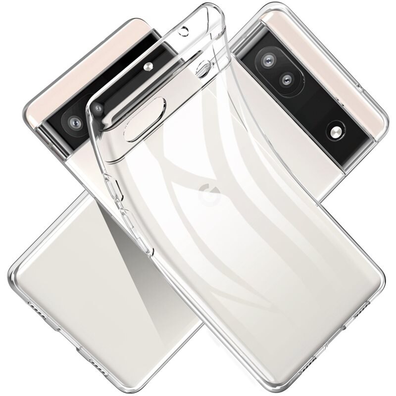 tectTech TPU Skal Google Pixel 6a Genomskinlig - Prisvärt mobilskal av hög kvalitet