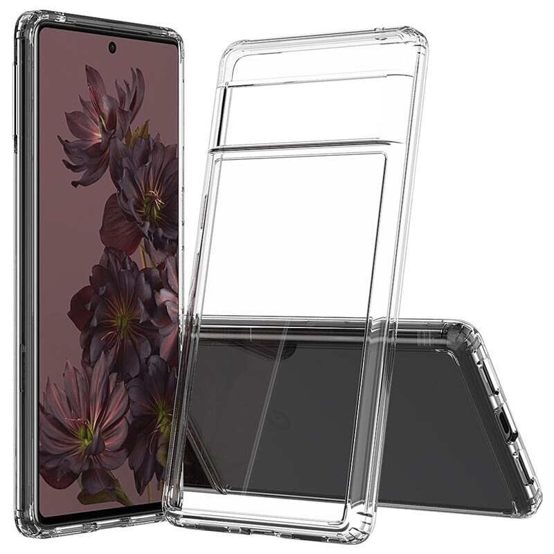 tectTech Crystal Hybrid Skal Google Pixel 7 Pro Transparent - Stöttåligt mobilskal