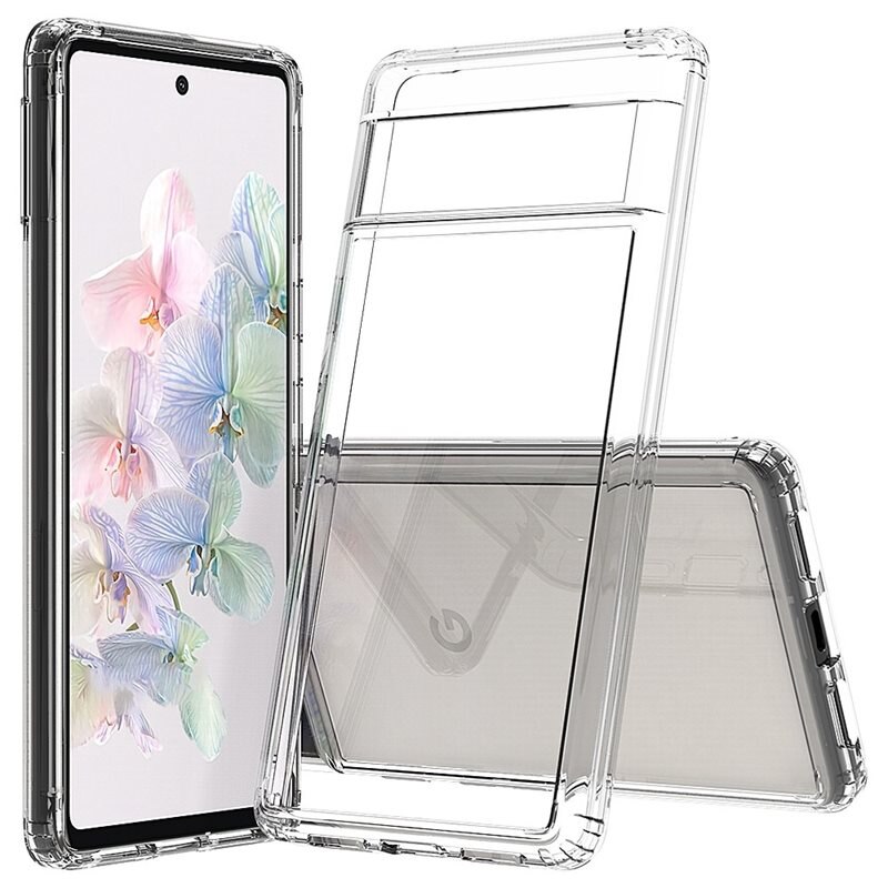 tectTech Crystal Hybrid Skal Google Pixel 7 Transparent - Stöttåligt mobilskal