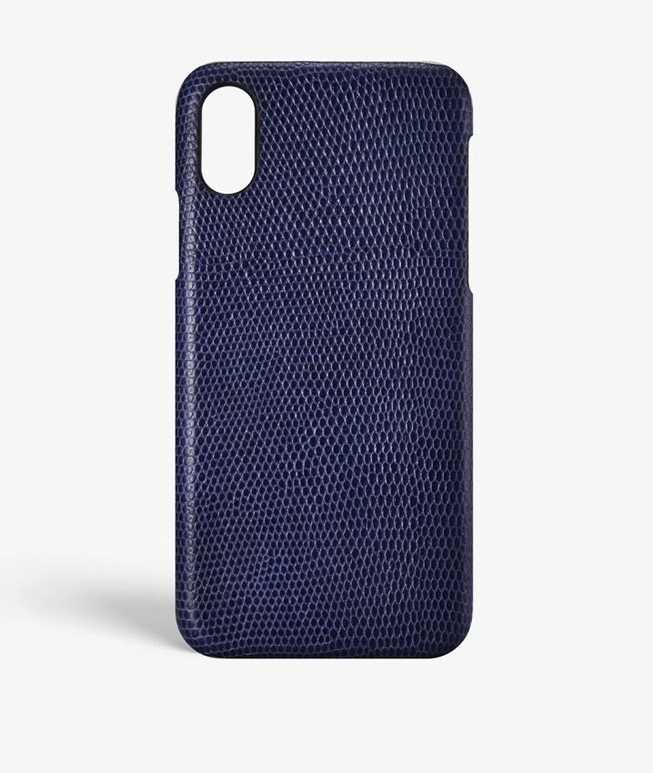 The Case Factory Skal iPhone Xs Max Lizard Navy