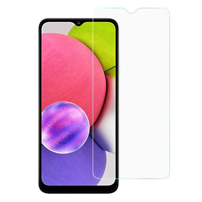 Samsung Galaxy A03s Skärmskydd Härdat Glas 0.3mm - Tunt skärmskydd i tåligt härdat glas