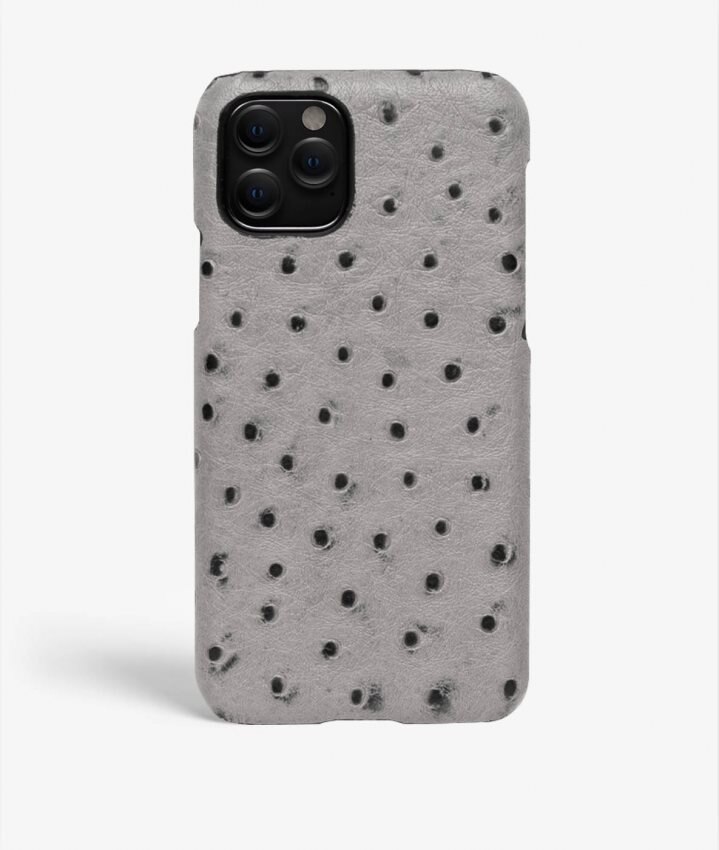 The Case Factory Skal iPhone 11 Pro Ostrich Grå