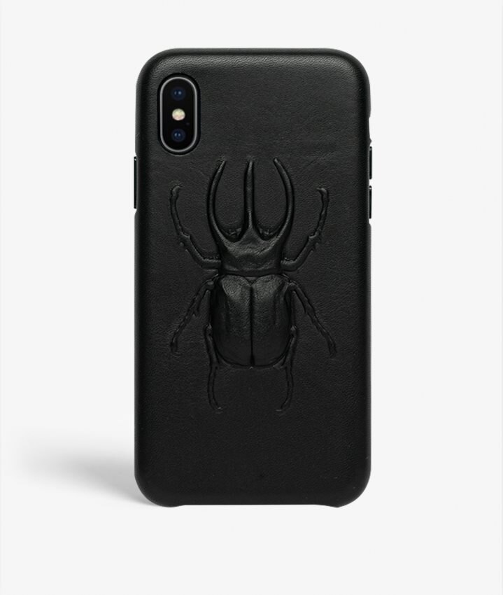 The Case Factory Skal iPhone X/XS Beetle Calf Black
