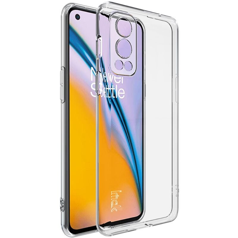 Imak TPU Skal OnePlus Nord 2 5G Genomskinlig - Snyggt mobilskal - Skyddar din mobil från skador och slitage