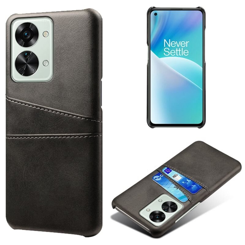 tectTech Card Slots Skal Oneplus Nord 2T 5G Svart - Mobilskal med korthållare