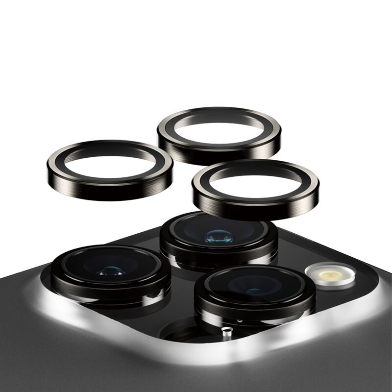 PanzerGlass iPhone 15 Pro Max Hoops Camera Lens Protector Svart
