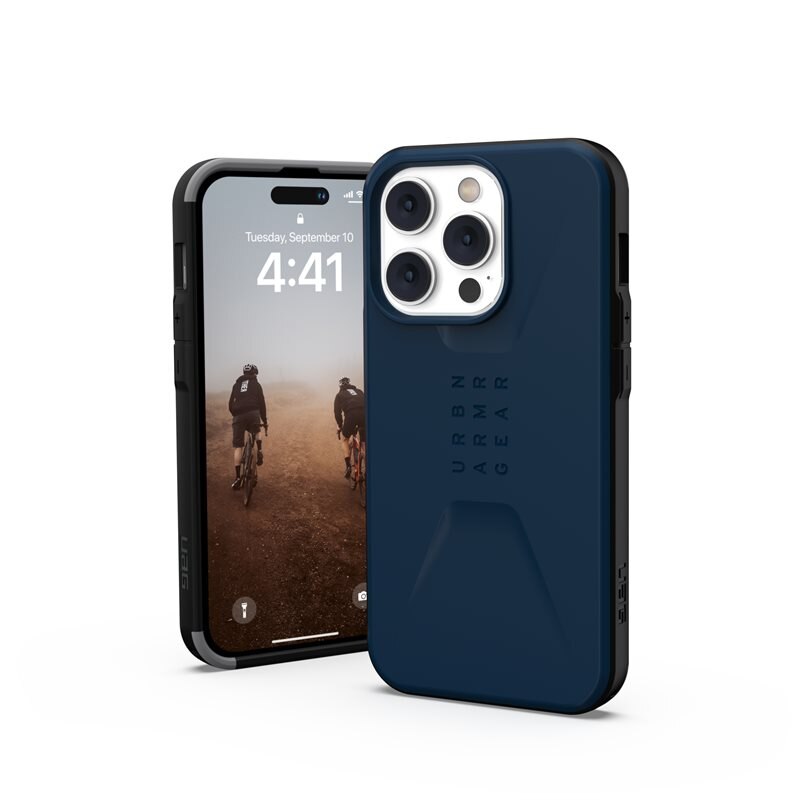 UAG Civilian Skal iPhone 14 Pro Blå/svart - Mobilskal