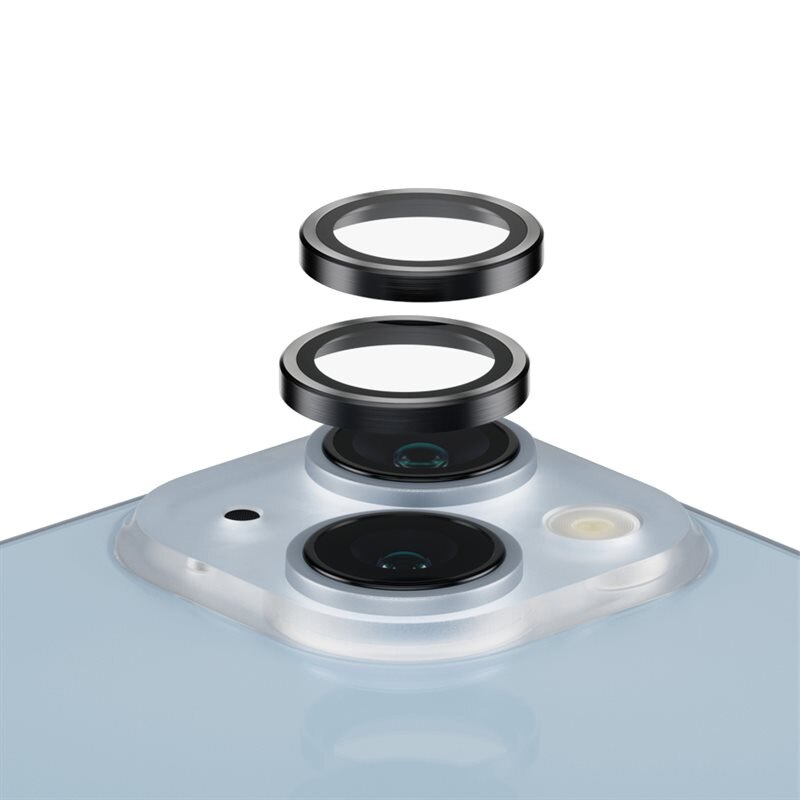 PanzerGlass iPhone 14 Hoops Camera Lens Protector Svart