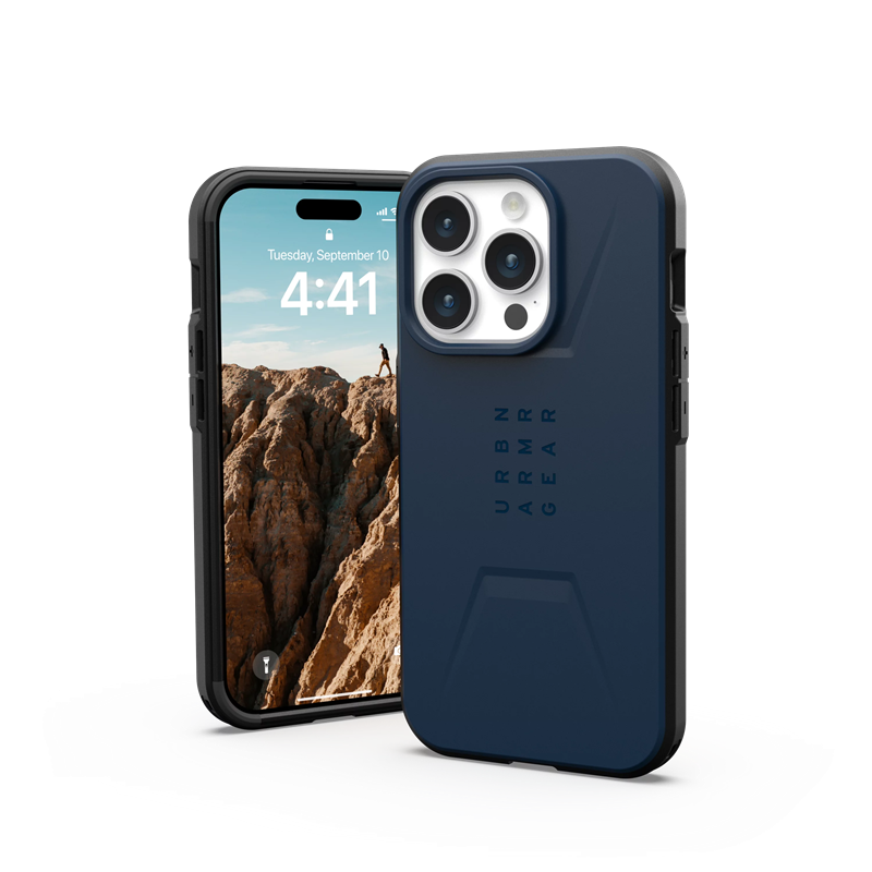 UAG Civilian MagSafe Case iPhone 15 Pro Mallard - Mobilskal med MagSafe