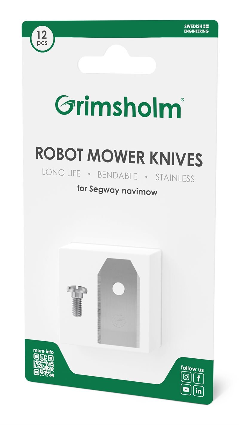 Grimsholm 12-pack Knivar till Segway Navimow i108E