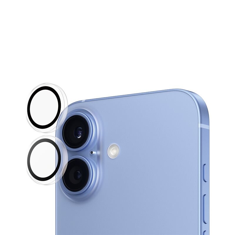 PanzerGlass iPhone 16 Plus Hoops Camera Lens Protector Genomskinlig