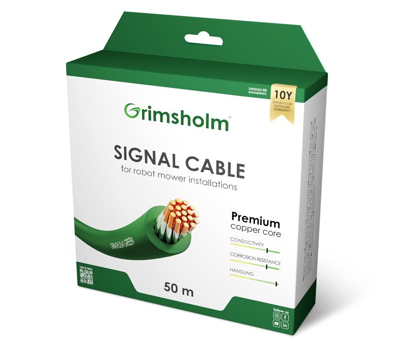Grimsholm Signalkabel för robotgräsklippare 50m