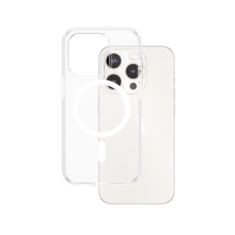 CARE by PanzerGlass iPhone 15 Pro Urban Combat Case MagSafe transparent - Mobilskal med MagSafe