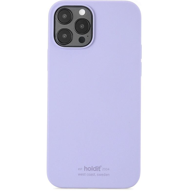 Holdit Silikonskal iPhone 12/iPhone 12 Pro Lila - Trendigt skal i färg