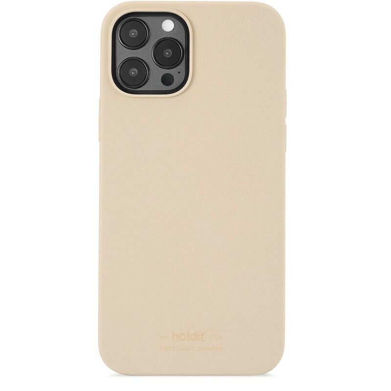 Holdit Silikonskal iPhone 12/iPhone 12 Pro Beige - Trendigt skal i färg