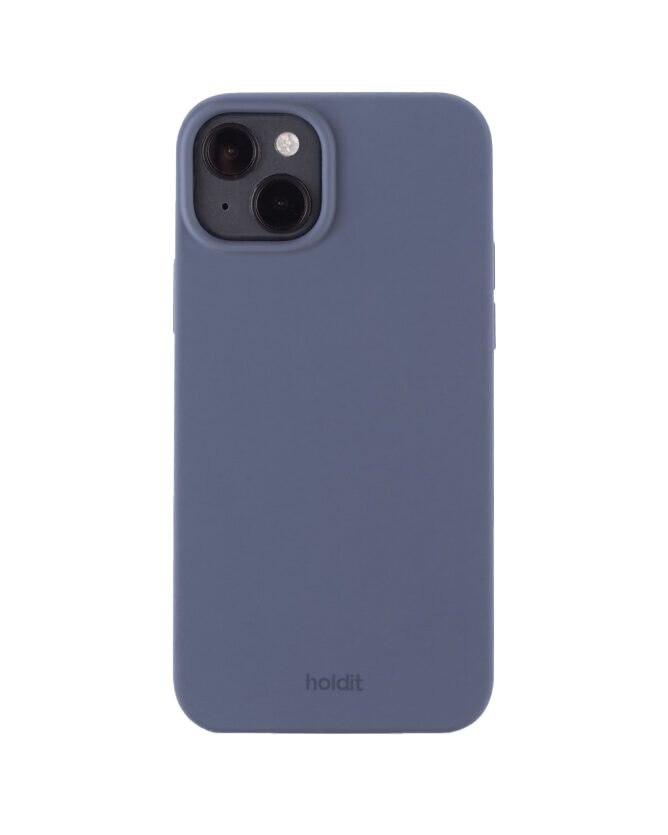 Holdit Silikonskal iPhone 14 Plus Pacific Blå - Trendigt skal i färg