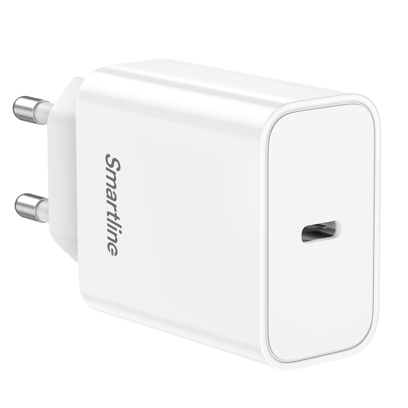 Smartline Power Delivery Laddare 30W USB-C Vit - Ladda snabbt och smidigt