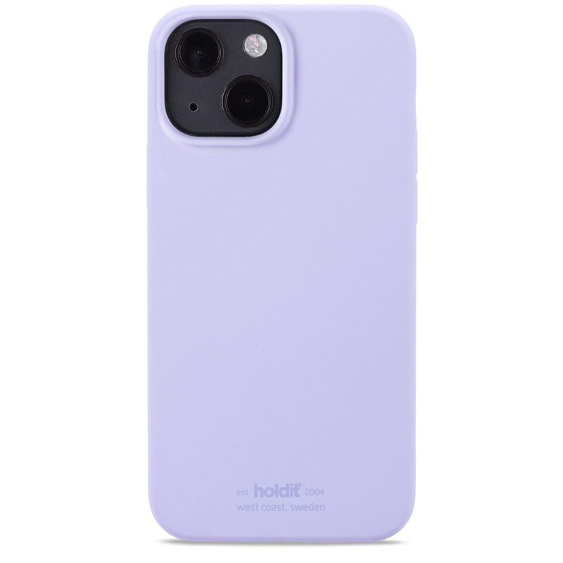 Holdit Silikonskal iPhone 13 Lila - Trendigt skal i färg