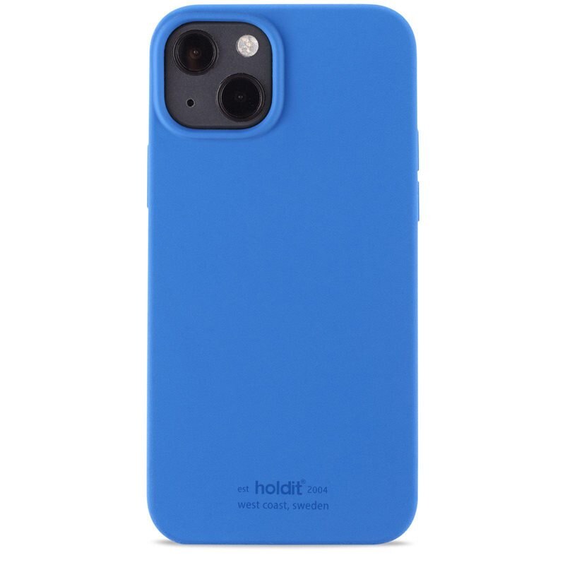 Holdit Silikonskal iPhone 14 Sky Blå - Trendigt skal i färg