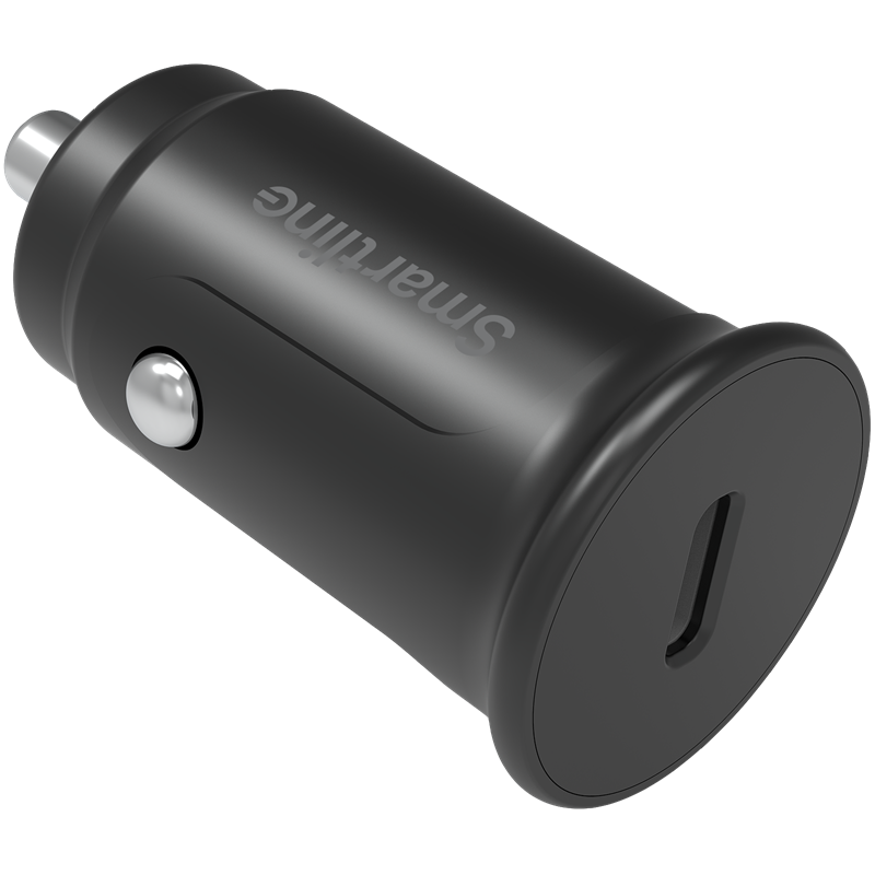 Smartline Power Delivery Billaddare USB-C 20W 12V-24V Svart - PD-laddare