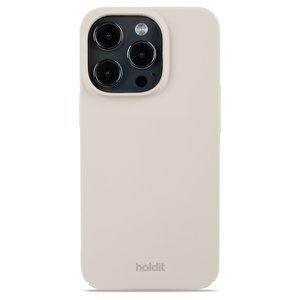 Holdit Slim Skal iPhone 14 Pro Light Beige - Supertunt hårdskal