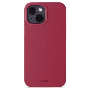 Holdit Silikonskal iPhone 13 Red Velvet - Trendigt skal i färg