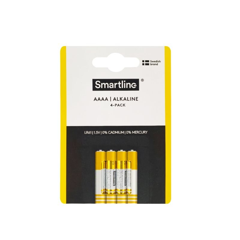 Smartline Alkaline AAAA-batteri LR61 (4-pack)