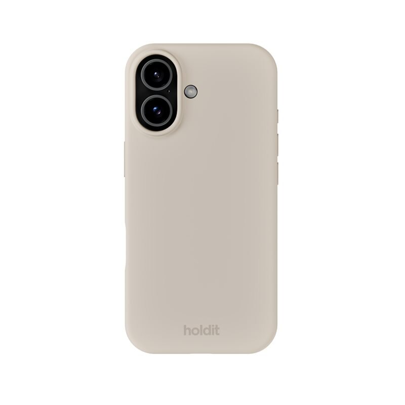Holdit Silikonskal iPhone 17 Light Beige - Trendigt skal i färg