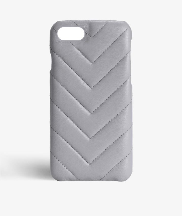 The Case Factory Skal iPhone 7 V Nappa Grey