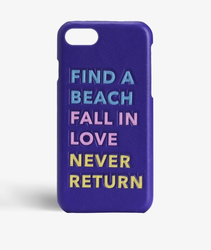 The Case Factory Skal iPhone SE 2022 Find a Beach Purple