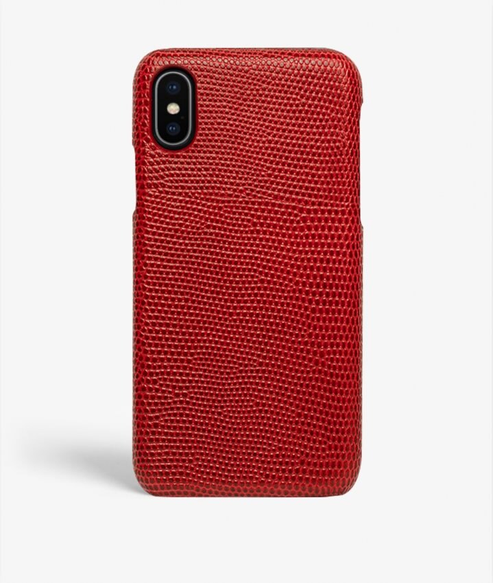 The Case Factory Skal iPhone Xs Max Lizard Röd