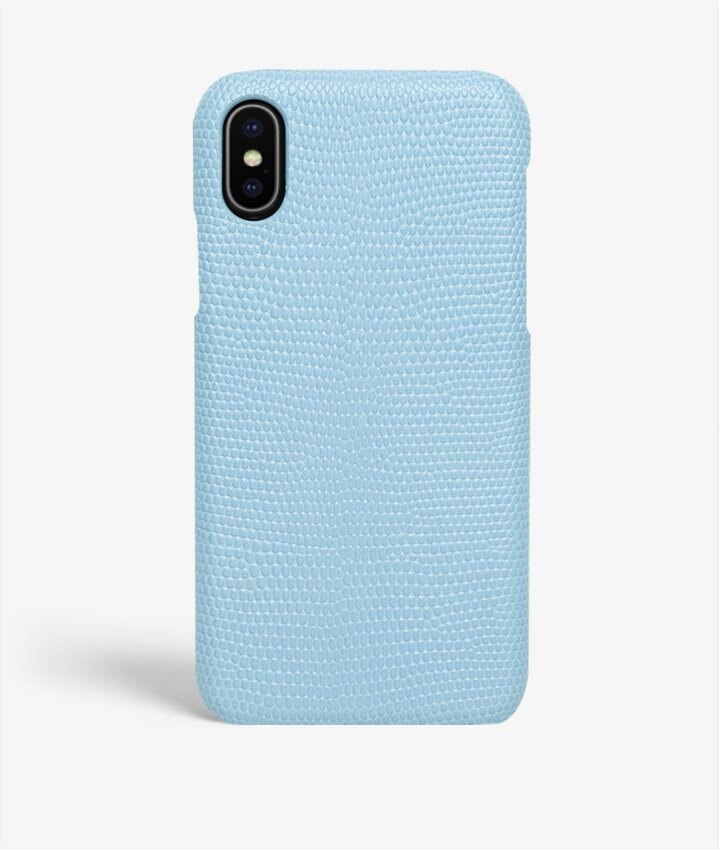 The Case Factory Skal iPhone Xs Max Lizard Blå