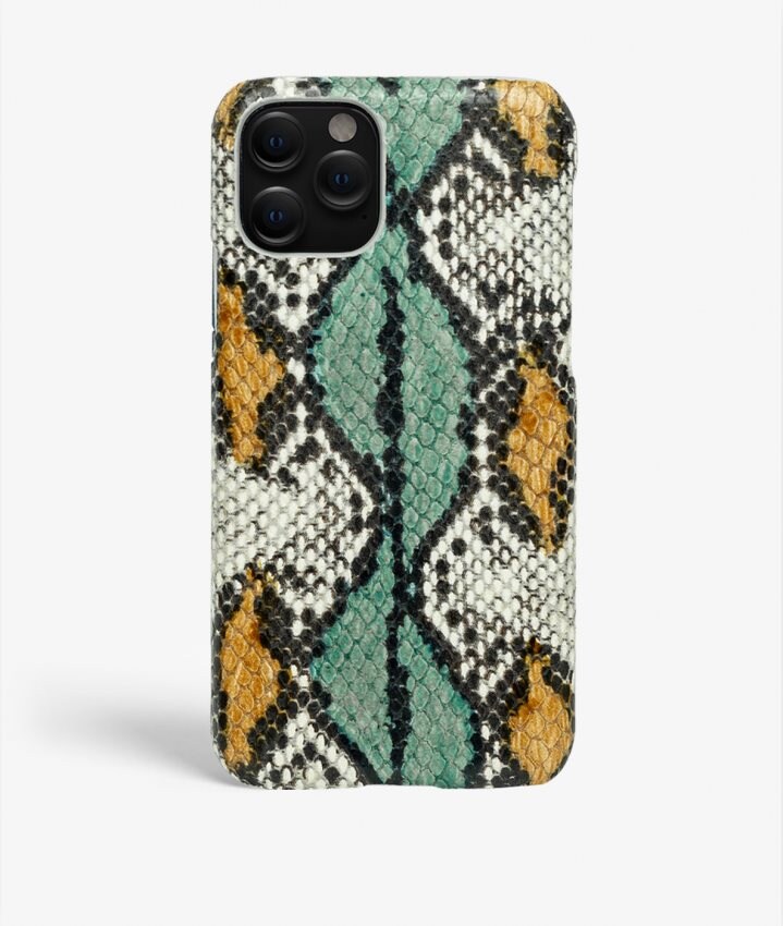 The Case Factory Skal iPhone 11 Pro Max Snake Aqua/Ocra
