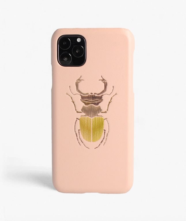 The Case Factory Skal iPhone 11 Pro Max Beetle Calf Dusty Pink