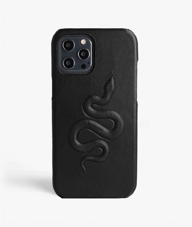 The Case Factory Skal iPhone 12 Pro Max Snake Black